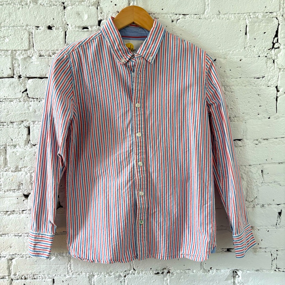 Boden Boys’ striped cotton shirt, size 13-14